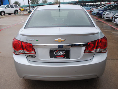 chevrolet cruze 2012 silver sedan eco gasoline 4 cylinders front wheel drive not specified 76051