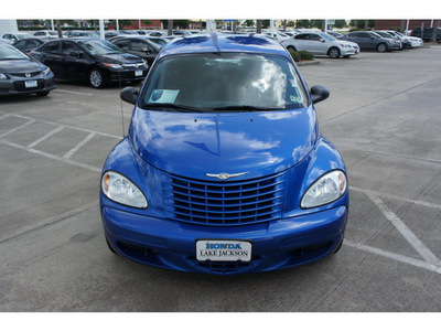 chrysler pt cruiser 2004 blue wagon gasoline 4 cylinders front wheel drive automatic 77566