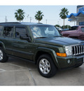 jeep commander 2007 green suv sport gasoline 6 cylinders rear wheel drive shiftable automatic 77566