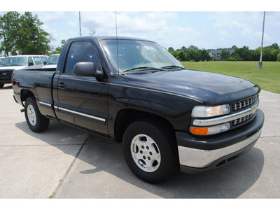 chevrolet silverado 1500 2002 black pickup truck gasoline 6 cylinders rear wheel drive automatic with overdrive 77539