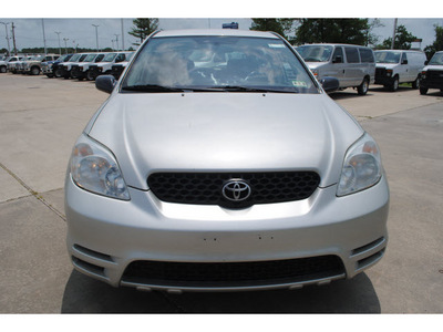 toyota matrix 2003 silver hatchback gasoline 4 cylinders front wheel drive automatic with overdrive 77539
