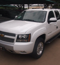 chevrolet suburban 2012 white suv lt 1500 flex fuel 8 cylinders 4 wheel drive not specified 76051