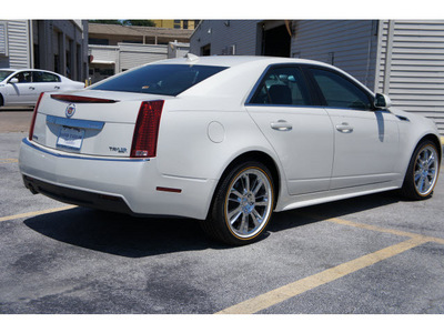 cadillac cts 2012 white sedan 3 0l luxury gasoline 6 cylinders rear wheel drive automatic 77074