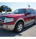 ford expedition 2007 red suv eddie bauer gasoline 8 cylinders rear wheel drive automatic 76691