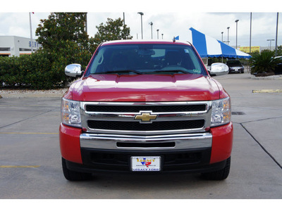 chevrolet silverado 1500 2009 red pickup truck work truck gasoline 8 cylinders 2 wheel drive 4 speed automatic 77471
