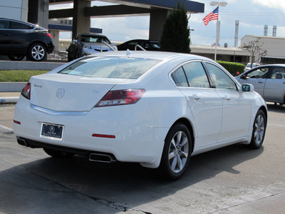 acura tl 2012 white sedan gasoline 6 cylinders front wheel drive automatic with overdrive 77074