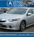 acura tsx 2012 silver sedan w special gasoline 4 cylinders front wheel drive automatic with overdrive 77074