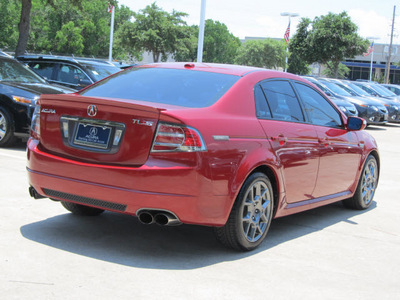 acura tl 2007 dk  red sedan type s gasoline 6 cylinders front wheel drive shiftable automatic 77074