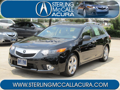 acura tsx sport wagon 2012 black wagon w tech gasoline 4 cylinders front wheel drive automatic with overdrive 77074