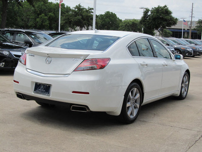 acura tl 2012 white sedan w tech gasoline 6 cylinders front wheel drive automatic with overdrive 77074