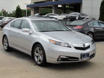 acura tl 2012 silver sedan w advance gasoline 6 cylinders front wheel drive automatic with overdrive 77074