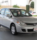 nissan versa 2011 silver sedan 1 8 s gasoline 4 cylinders front wheel drive automatic with overdrive 77477
