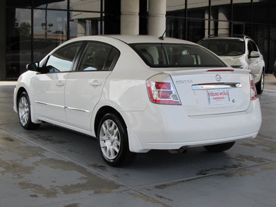 nissan sentra 2011 white sedan 2 0 s gasoline 4 cylinders front wheel drive cont  variable trans  77477