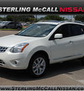 nissan rogue 2012 white sv gasoline 4 cylinders front wheel drive automatic with overdrive 77477