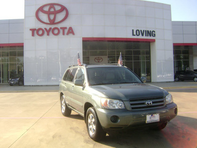 toyota highlander 2004 lt  green suv gasoline 6 cylinders front wheel drive automatic 75901