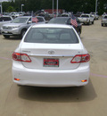 toyota corolla 2011 white sedan le gasoline 4 cylinders front wheel drive automatic 75901