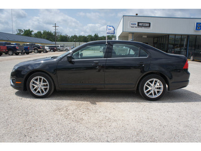 ford fusion 2011 black sedan sel gasoline 4 cylinders front wheel drive automatic 77575