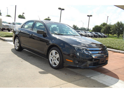 ford fusion 2010 black sedan se gasoline 4 cylinders front wheel drive automatic with overdrive 77706