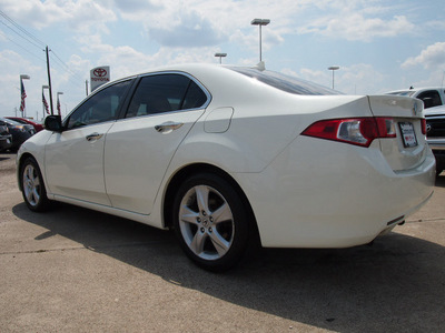 acura tsx 2010 white sedan gasoline 4 cylinders front wheel drive 5 speed automatic 77521
