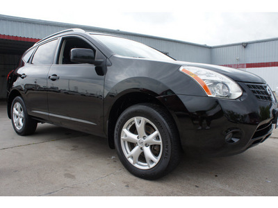 nissan rogue 2009 black suv sl gasoline 4 cylinders all whee drive cont  variable trans  77521