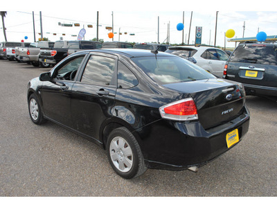 ford focus 2008 black sedan s gasoline 4 cylinders front wheel drive automatic 78550
