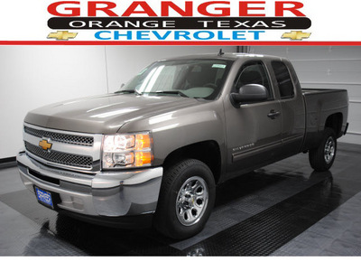 chevrolet silverado 1500 2012 brown pickup truck ls 8 cylinders automatic with overdrive 77630