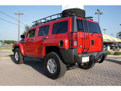 hummer h3 2007 red suv gasoline 5 cylinders 4 wheel drive automatic 78006