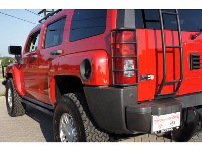hummer h3 2007 red suv gasoline 5 cylinders 4 wheel drive automatic 78006