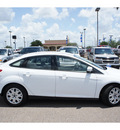 ford focus 2012 white sedan se flex fuel 4 cylinders front wheel drive automatic 78539