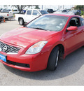 nissan altima 2009 red coupe 2 5 s gasoline 4 cylinders front wheel drive automatic 78539