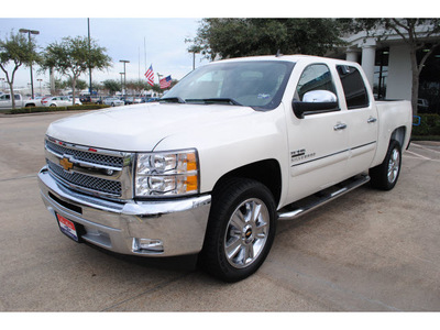 chevrolet silverado 1500 2012 white lt flex fuel 8 cylinders 2 wheel drive automatic with overdrive 77566