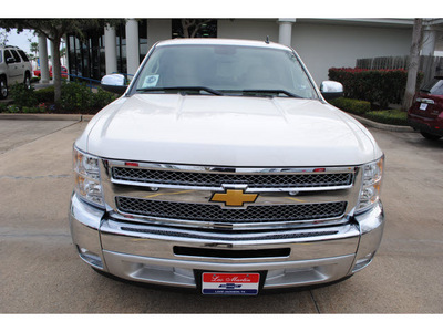 chevrolet silverado 1500 2012 white lt flex fuel 8 cylinders 2 wheel drive automatic with overdrive 77566