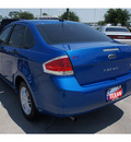 ford focus 2010 blue sedan se gasoline 4 cylinders front wheel drive automatic 77338