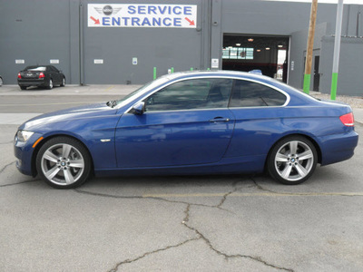 bmw 335i 2007 dk  blue coupe gasoline 6 cylinders rear wheel drive automatic 79925