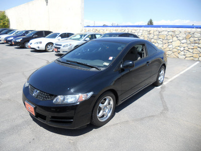 honda civic 2009 black coupe lx gasoline 4 cylinders front wheel drive automatic 79936