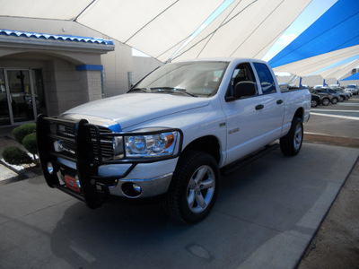 dodge ram 1500 2008 white gasoline 8 cylinders 4 wheel drive automatic 79936