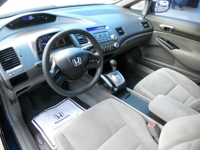 honda civic 2007 blue sedan lx gasoline 4 cylinders front wheel drive automatic 79936