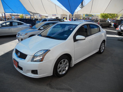 nissan sentra 2011 white sedan gasoline 4 cylinders front wheel drive automatic 79936