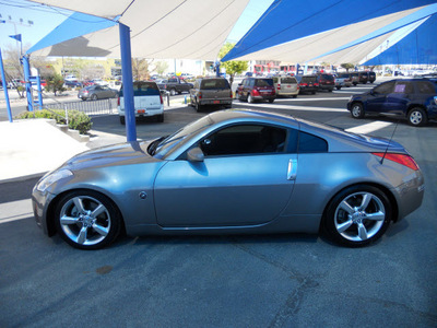 nissan 350z 2008 gray coupe gasoline 6 cylinders rear wheel drive 6 speed manual 79936