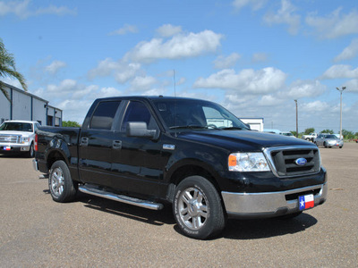 ford f 150 2008 black xlt gasoline 8 cylinders 2 wheel drive automatic with overdrive 78580