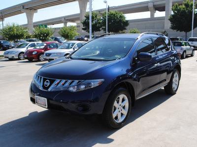 nissan murano 2009 dk  blue suv s gasoline 6 cylinders front wheel drive automatic 75034