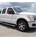 ford f 250 super duty 2012 white lariat flex fuel 8 cylinders 2 wheel drive automatic 77074