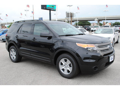 ford explorer 2013 black suv flex fuel 6 cylinders 2 wheel drive automatic 77074