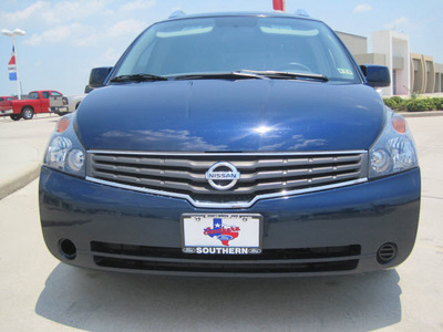 nissan quest 2009 blue van gasoline 6 cylinders front wheel drive automatic 77578