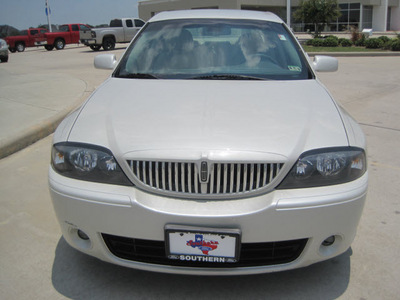 lincoln ls 2006 white sedan gasoline 8 cylinders rear wheel drive automatic 77578