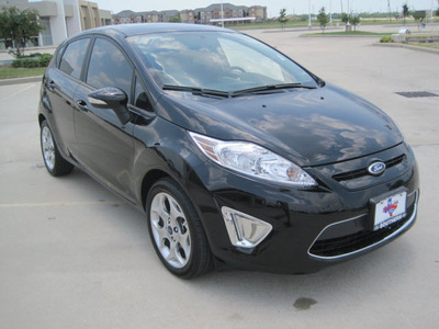 ford fiesta 2012 black hatchback ses gasoline 4 cylinders front wheel drive automatic 77578