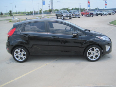 ford fiesta 2012 black hatchback ses gasoline 4 cylinders front wheel drive automatic 77578