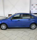 ford focus 2005 blue sedan zx4 gasoline 4 cylinders front wheel drive automatic 79935