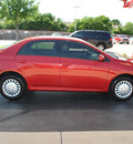 toyota corolla 2011 red sedan le gasoline 4 cylinders front wheel drive automatic 75067