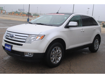 ford edge 2009 white suv limited gasoline 6 cylinders all whee drive automatic 78861
